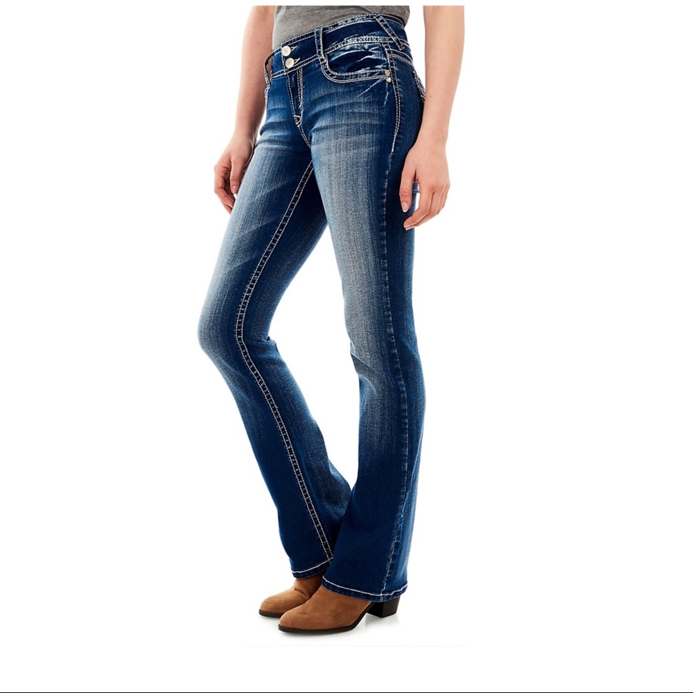 Wallflower The Luscious Curvy Fit Insta Stretch Indigo Wash Jeans Size 24W